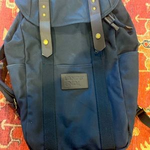 Land’s End waxed canvas backpack.